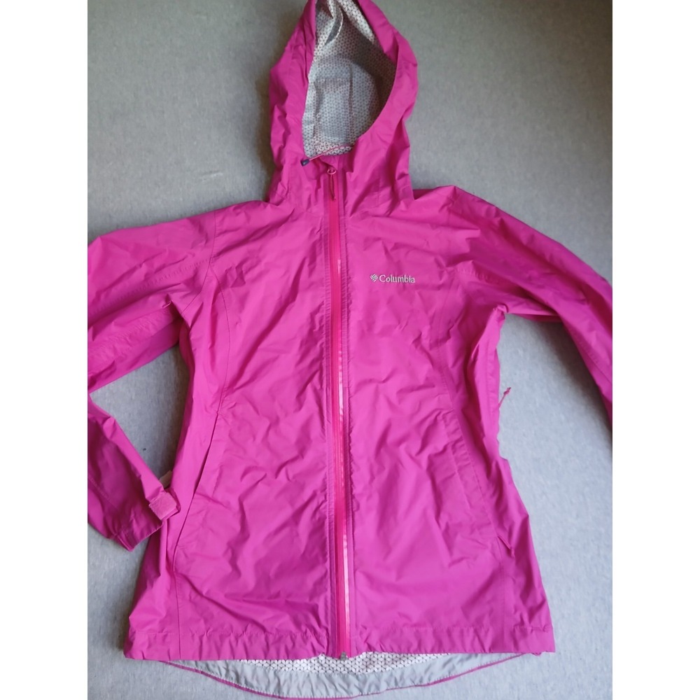 Columbia Jacket Womens XS Omni Heat Interchange Outer Hooded Windbreaker Hiking